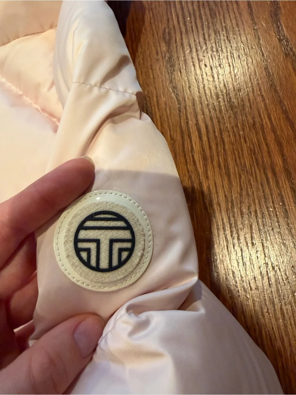 Tory Burch Pink Cropped Puffer Jacket Size S